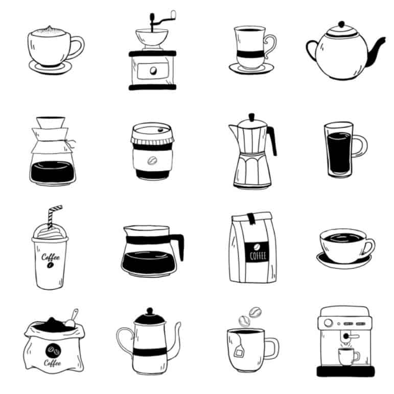 set-coffee-shop-icons